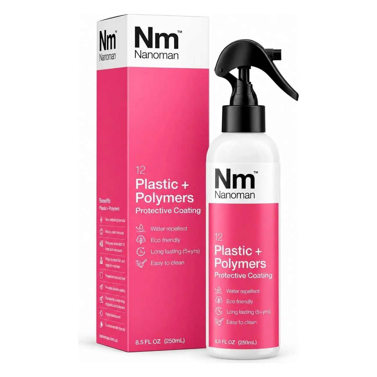 Plastics Coating 250 ml spray bottle and box