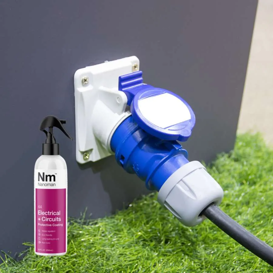 Electrical + Circuits beside an outdoor socket and plug